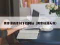 文昌黑客漫画素材下载网站（黑客动漫头像）
